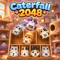PLay Caterfall 2048 now!